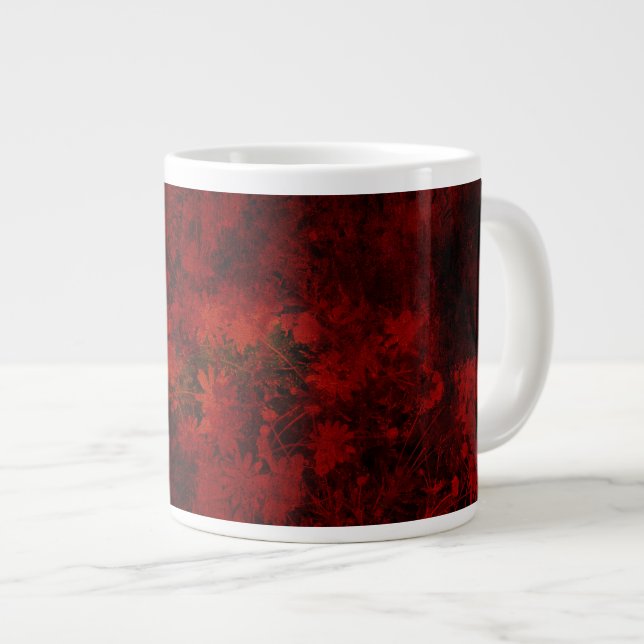 Coola, modern blommigt/blomma mönster jumbo mugg (Framsida höger)
