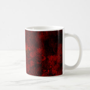 Coola, modern blommigt/blomma mönster kaffemugg