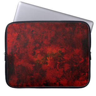 Coola, modern blommigt/blomma mönster laptop fodral