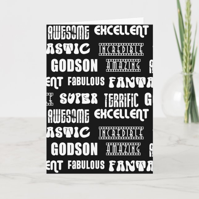 Coola Modern design för Godsons Positive Ord Helgkort (Framsida)