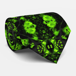 Coola Modern Digital Art Grönt och Black Slips
