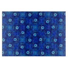 Coola, modern digital konst av den blå ondskefulla