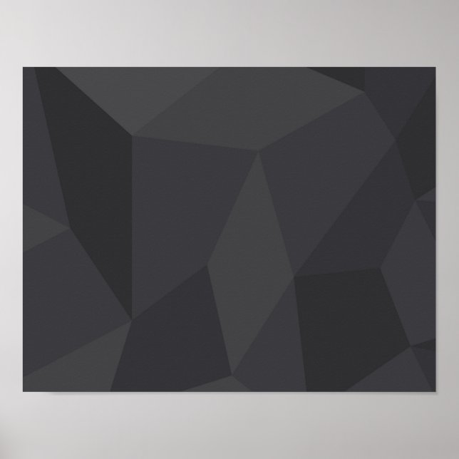 Coola, modern, elegant, trendig, trapezoidformer poster (Framsidan)