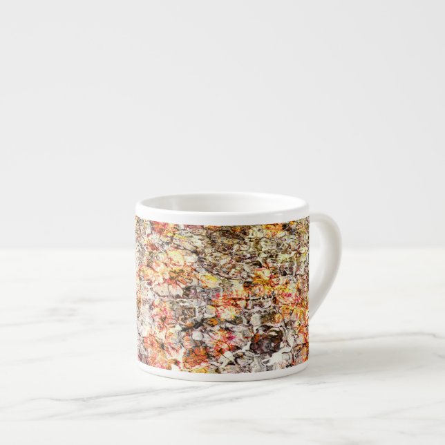 Coola, modern, färglös bakgrund i abstrakten espressomugg (Framsida höger)