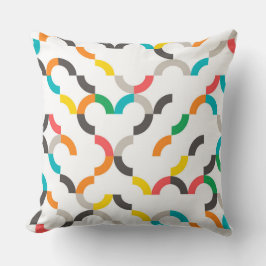 Coola, modern, färgstark, trendig, cirkelformad ge kudde