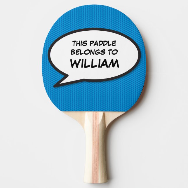 Coola Modern Funny Personlig Tal Bubble Pingisracket (Framsidan)