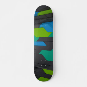 Coola Modern Geometric Abstrakt Mönster Mini Skateboard Bräda 18,5 Cm