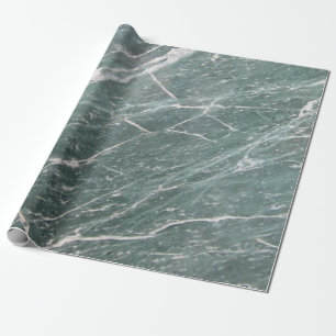 Coola Modern Grönt Marble Stone Struktur Presentpapper