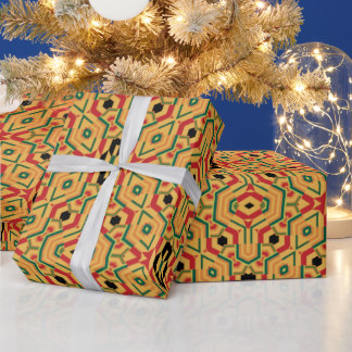 Coola Modern Kente-design Presentpapper