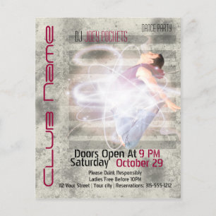 Coola Modern NightClub Dance Klubb Business Flyer