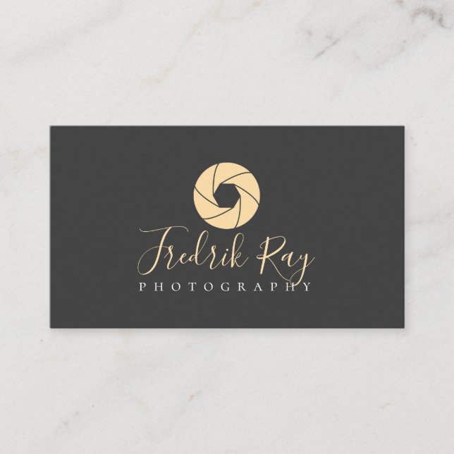 Coola Modern Photograf Affärskort Visitkort (Framsida)