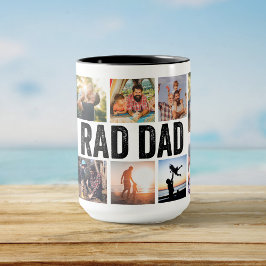 Coola Modern RAD PAPPA Anpassningsbar Kids Photo F Mugg