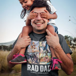Coola Modern RAD PAPPA Anpassningsbar Photo Kid Na T Shirt<br><div class="desc">Vi presenterar perfektens gåva till vilken coola som helst, modern och rad pappa där ute - Fars dag Coola Modern RAD PAPPA Anpassningsbar Kid Namn Photo T-shirt! Den här skjortan är en hyllning till alla fantastisk som tar pride i att vara far och kärlek för att visa upp sina barns...</div>