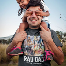Coola Modern RAD PAPPA Anpassningsbar Photo Kid Na