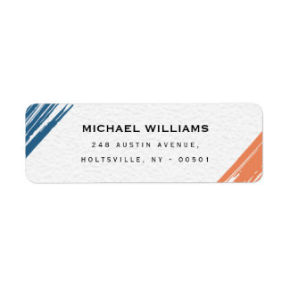 Coola Modern ritarpensel  Returadress Etikett