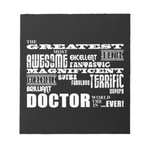 Coola Modern Roligt Läkare Underbarare Doktor Anteckningsblock