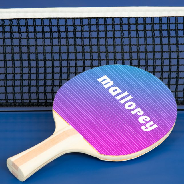 Coola Modern Rosa Blue Personlig Pingisracket (Insitu)