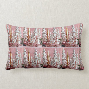 "COOLA MODERN ROSA CHRISTMAS PILLOW" LUMBARKUDDE