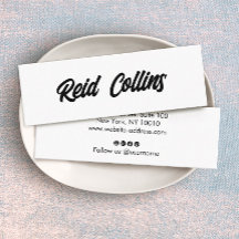 Coola Modern svart och vitt fet skript