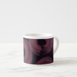 Coola, modern trendig vattenfärgspenselbild espressomugg