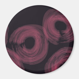 Coola, modern trendig vattenfärgspenselbild magnet