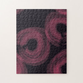 Coola, modern trendig vattenfärgspenselbild pussel