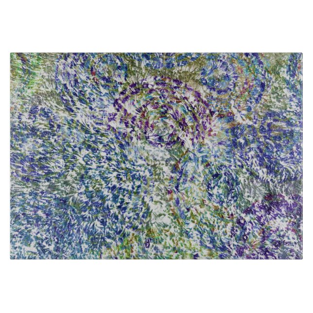 Coola, modern, trendigets färgstarka abstrakt, bak (Framsidan)