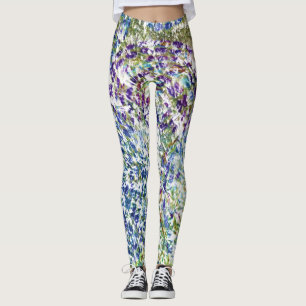 Coola, modern, trendigets färgstarka abstrakt, bak leggings