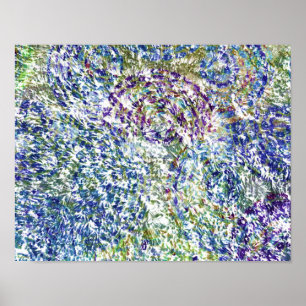 Coola, modern, trendigets färgstarka abstrakt, bak poster