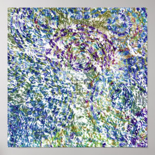 Coola, modern, trendigets färgstarka abstrakt, bak poster