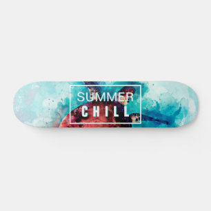 Coola Modern Tropiska oceanen Mini Skateboard Bräda 18,5 Cm