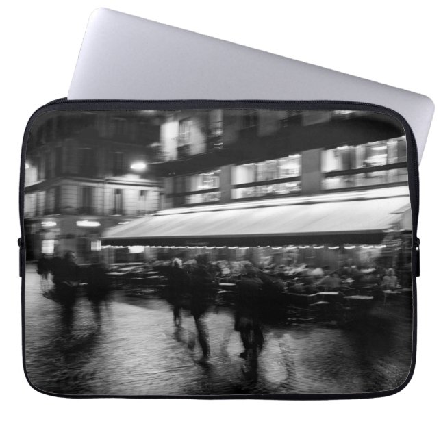 Coola, modernt, stads-suddgummi Paris Laptop Fodral (Framsidan)