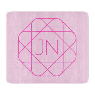 Coola Monogram, Hip Logotyp Stil Rosa och Magent