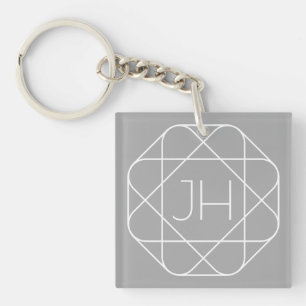 Coola Monogram, Hip Logotyp Stil Vibe Grått & vi