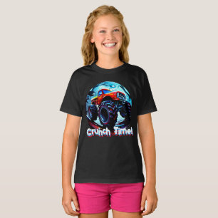 Coola Monster Lastbil Crunch Time T Shirt