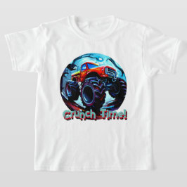Coola Monster Lastbil Crunch Time T Shirt