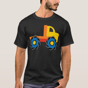 Coola Monster Lastbil Tshirts Kids Vuxnas Storlek