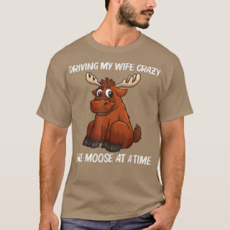 Coola Moose För manar Pappa Hjort Alaska Moose Äls T Shirt