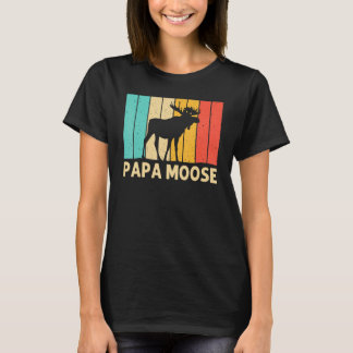 Coola Moose För manar Pappa Moose Alaska Moose Elk T Shirt