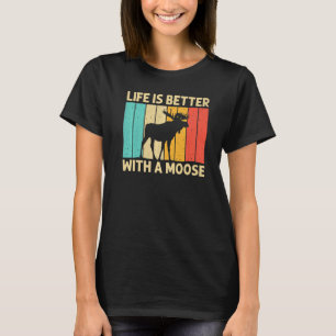 Coola Moose För manar Women Moose Alaska Moose Elk T Shirt