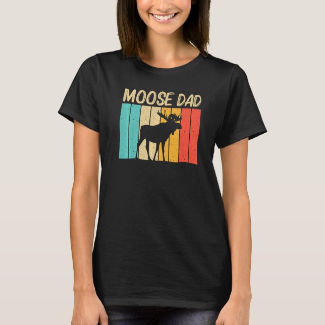 Coola Moose for Pappa Pappa Moose Alaska Moose Elk T Shirt (Framsida)