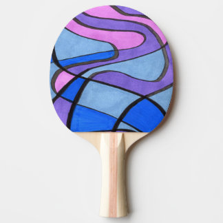 "Coola Morgon" Abstrakt Ping Pong Paddle Pingisracket