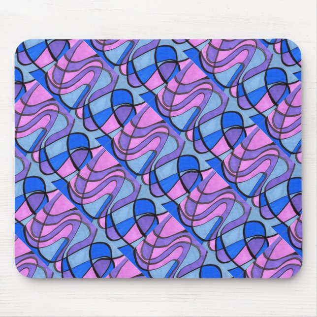 "Coola Morgon" Tilt Abstract Design Mousepad Musmatta (Framsidan)