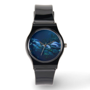 Coola Mörk Aquarium Fish Shoal Armbandsur
