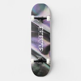 Coola Mörk HoloGraph Namn Collectable Mini Skateboard Bräda 18,5 Cm