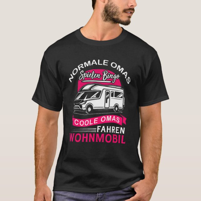 Coola Mormas kör- och campingmotorhem T Shirt (Framsida)