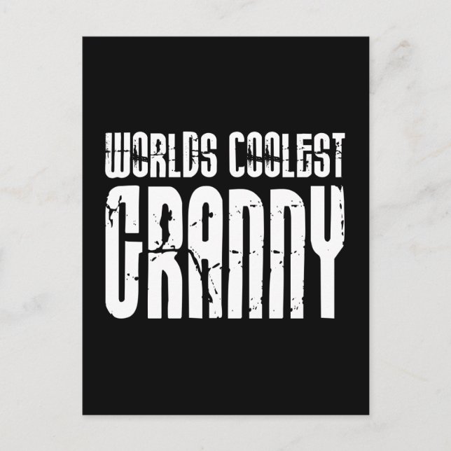Coola mormödrar Grannies: Worlds Coolest Granny Vykort (Framsida)
