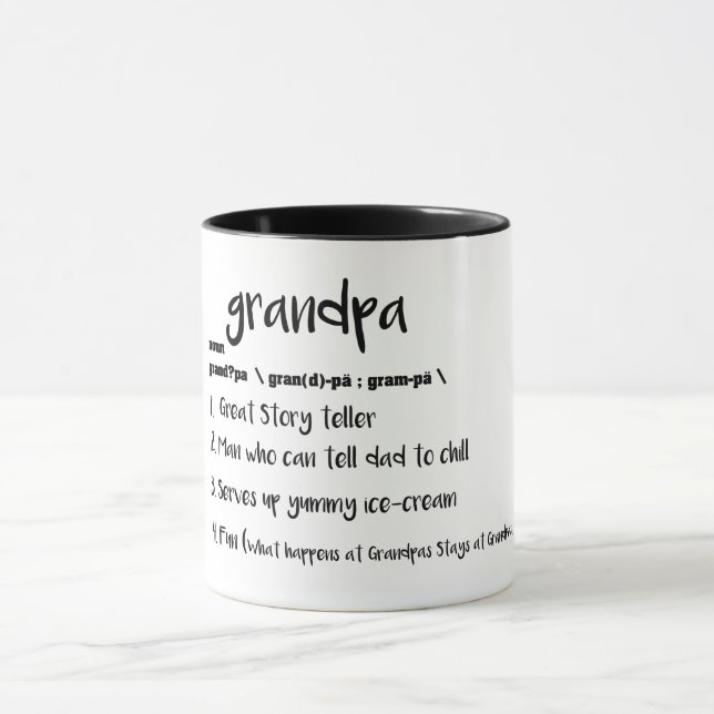 coola morpa fars dag christmas rolig mugg (Center)