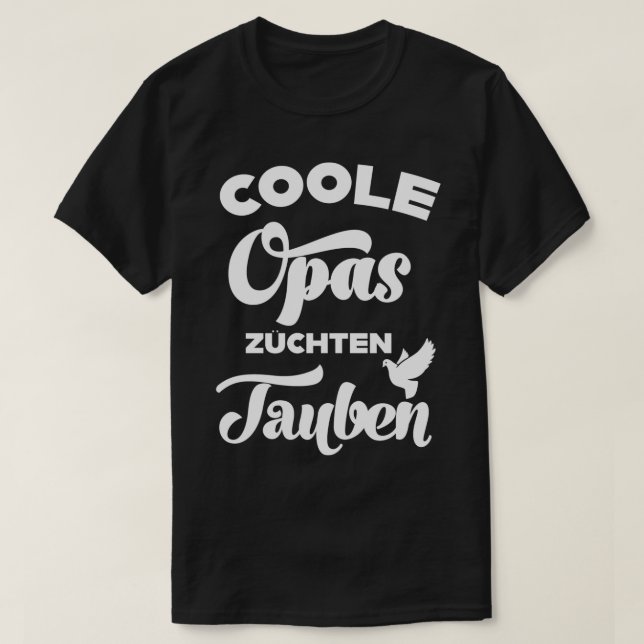 Coola morpas-duvor, duvor, fanciers homing t shirt (Design framsida)