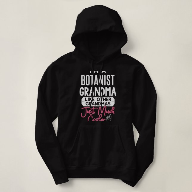 Coola Mors dag Design Botanist Grandma T Shirt (Design framsida)